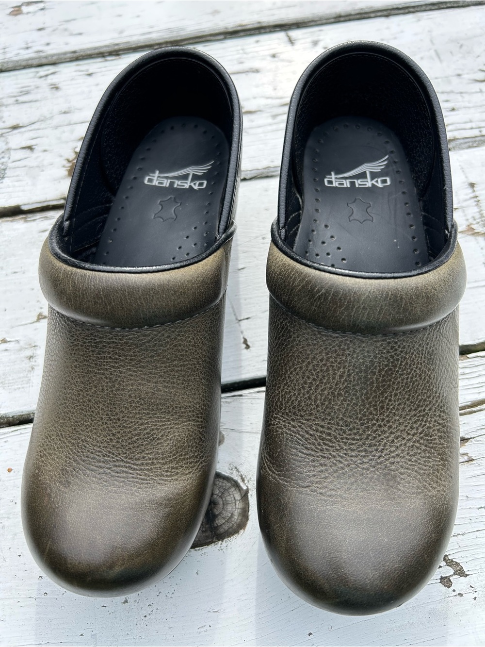 Dansko Women's Slip-On Clogs in Olive